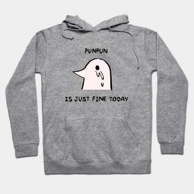 crying punpun is just fine today Hoodie by mudwizard